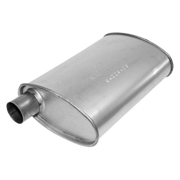 Ap Exhaust Products APE3779 4.25 x 8.75 in. Enforcer Series Aluminized Steel Oval Glass Pack; Exhaust Muffler APE3779 - main